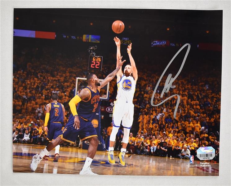 Steph Curry Autographed 8x10 Photo