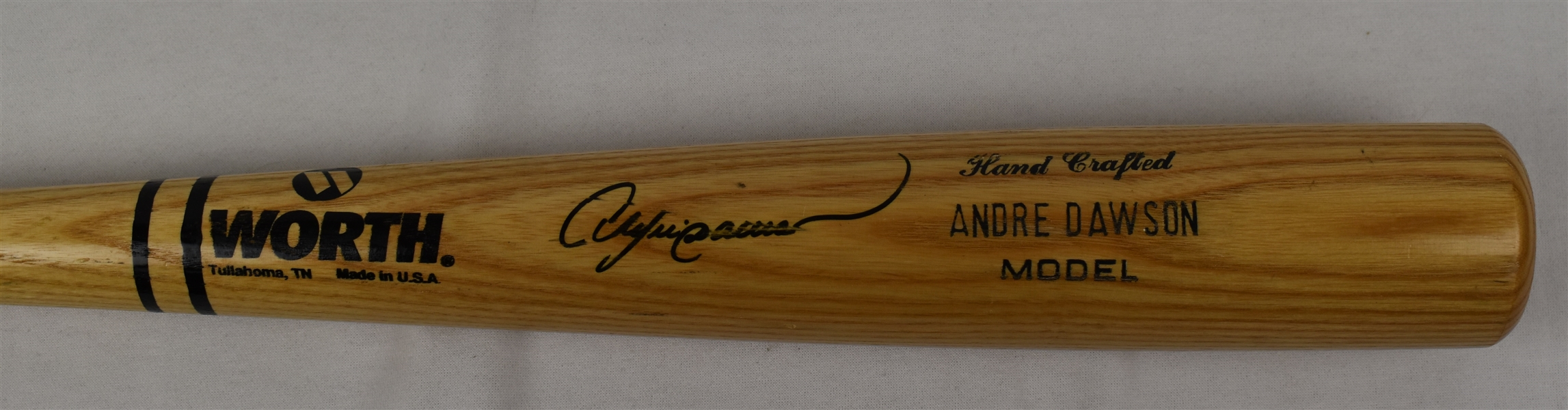 Andre Dawson c. 1993-94 Boston Red Sox Game Used & Autographed Bat w/Puckett Family Provenance