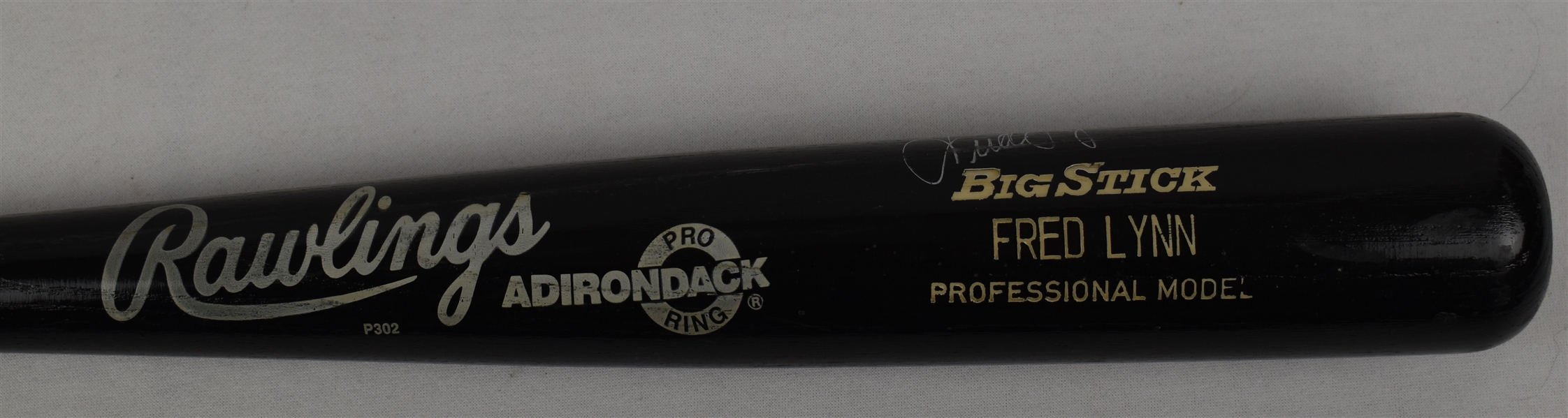 Fred Lynn Game Used & Autographed Bat w/Puckett Family Provenance