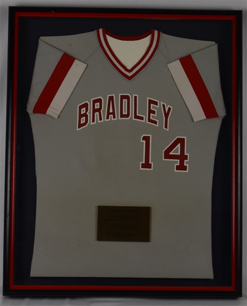 Kirby Puckett 1981 Bradley University Game Worn Jersey From Retirement Ceremony w/Puckett Family Provenance