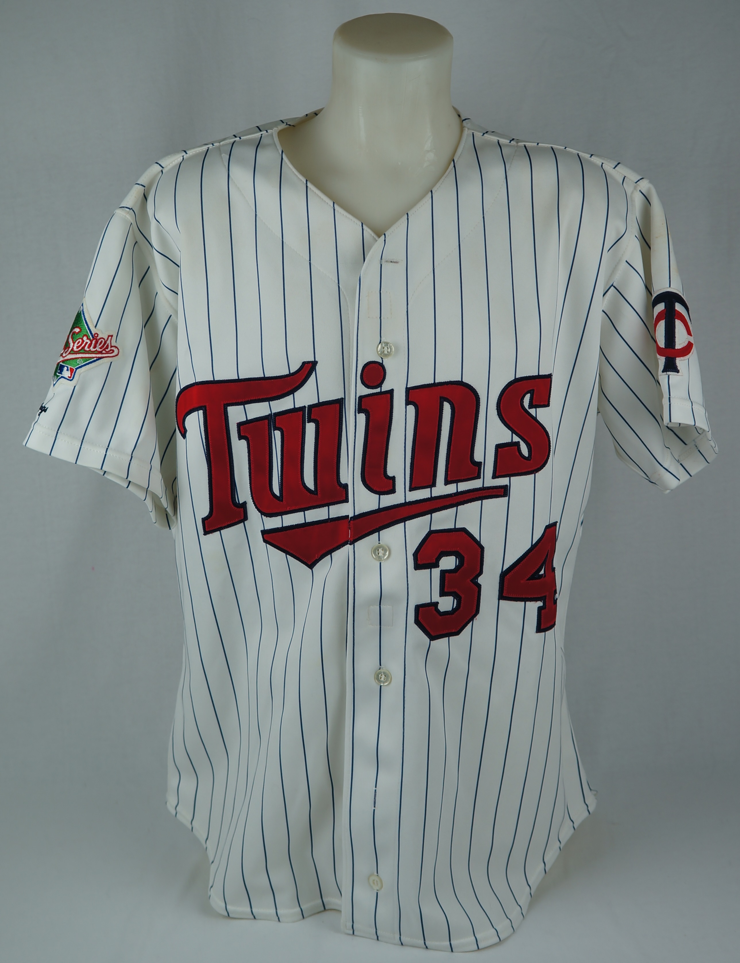 Lot Detail - Kirby Puckett 1991 World Series Game Used Jersey