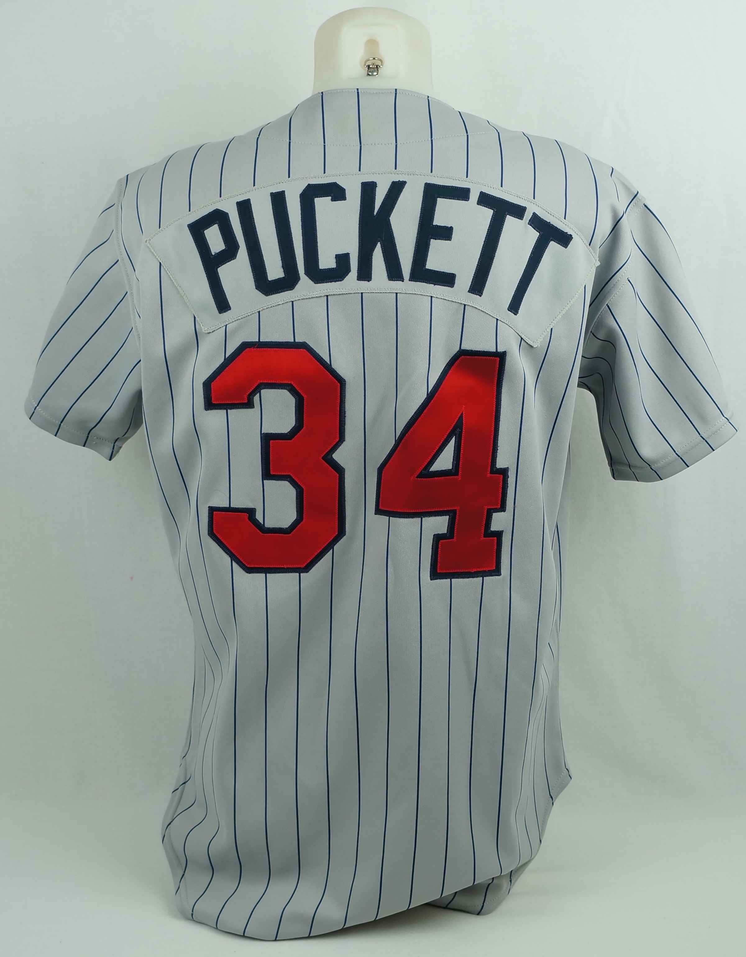 Lot Detail - Kirby Puckett 1987 Minnesota Twins Photomatched Game Used  Jersey w/Puckett Family Letter & Sports Investors LOA