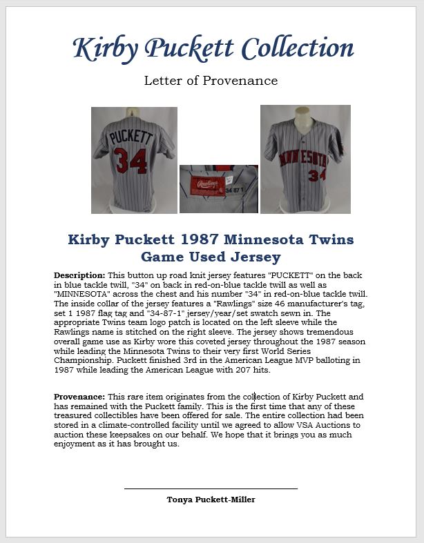 Minnesota Twins Jersey (VTG) - Kirby Puckett and 50 similar items