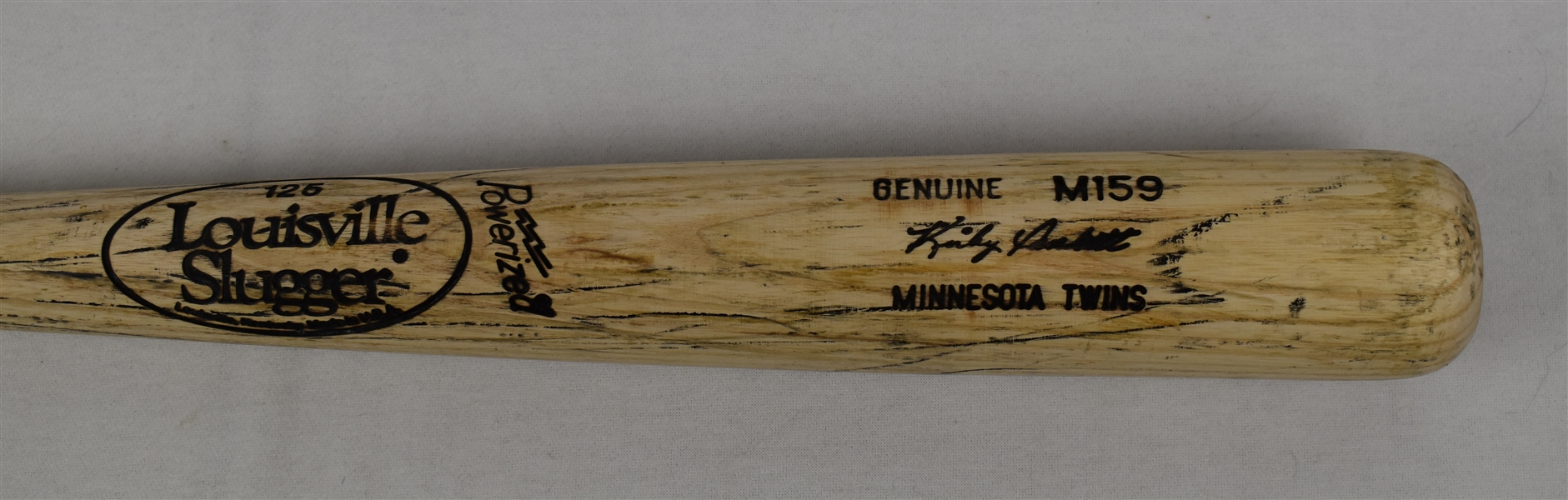 Kirby Puckett c. 1991-95 Minnesota Twins Game Used Bat w/Puckett Family Provenance  