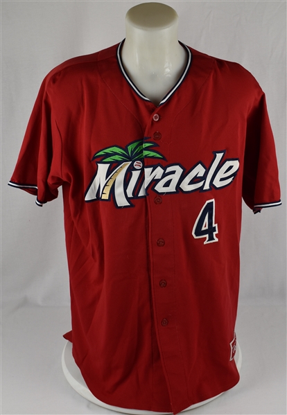 Byron Buxton 2014 Ft. Myers Miracle Game Used Minor League Jersey