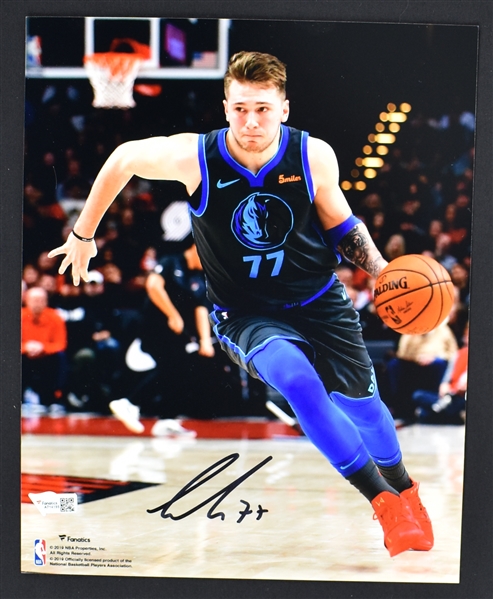 Luka Doncic Autographed 8x10 Photo