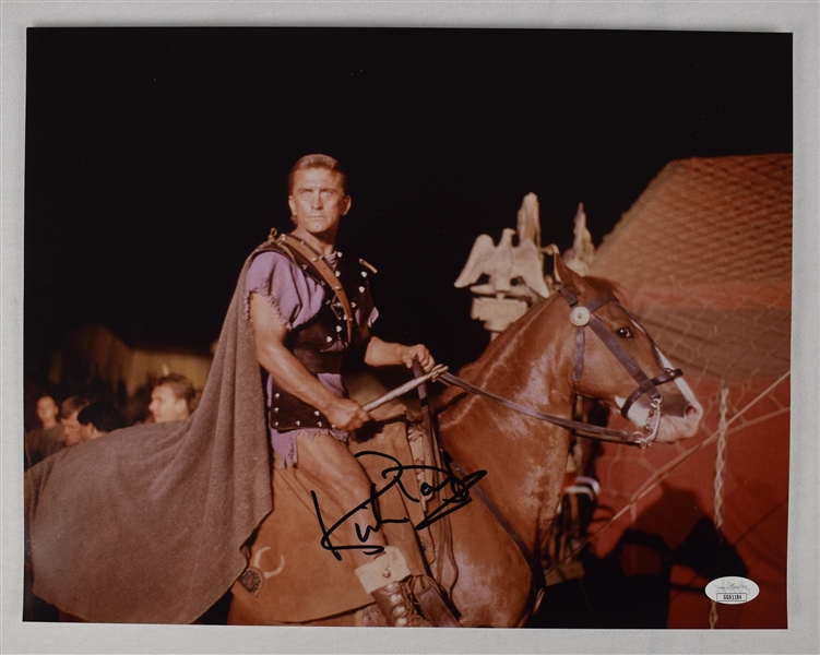 Kirk Douglas Autographed "Spartacus" Photo