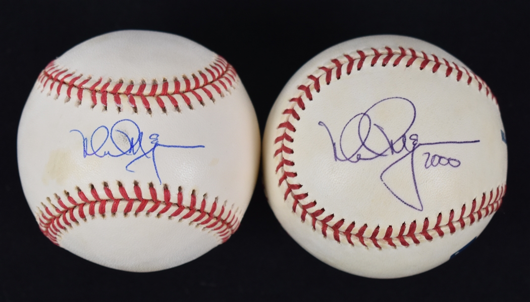 Mark McGwire Lot of 2 Autographed Baseballs w/Puckett Family Provenance