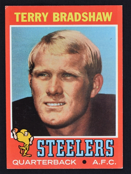 Terry Bradshaw 1971 Topps Rookie Card #156