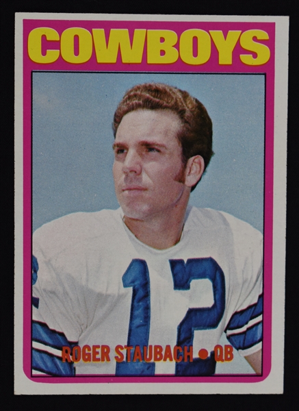 Roger Staubach 1972 Topps Rookie Card #200