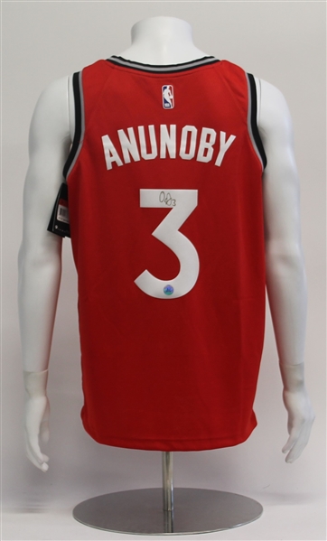 OG Anunoby Toronto Raptors Autographed Nike Swingman Basketball Jersey