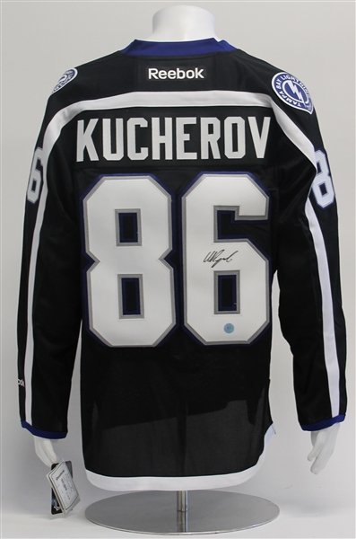 Nikita Kucherov Tampa Bay Lightning Signed Bolts Reebok Premier Hockey Jersey