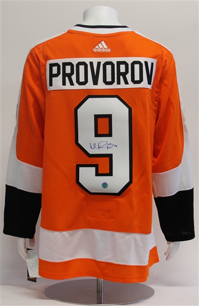 Ivan Provorov Philadelphia Flyers Autographed Adidas Authentic Hockey Jersey