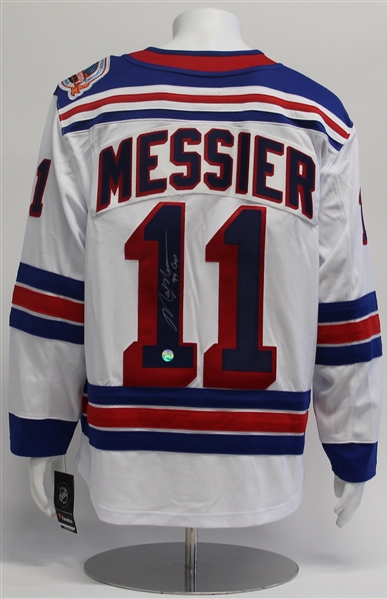 Mark Messier New York Rangers Signed & Inscribed 1994 Stanley Cup Hockey Jersey