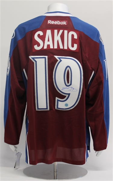 Joe Sakic Colorado Avalanche Autographed Reebok Premier Hockey Jersey