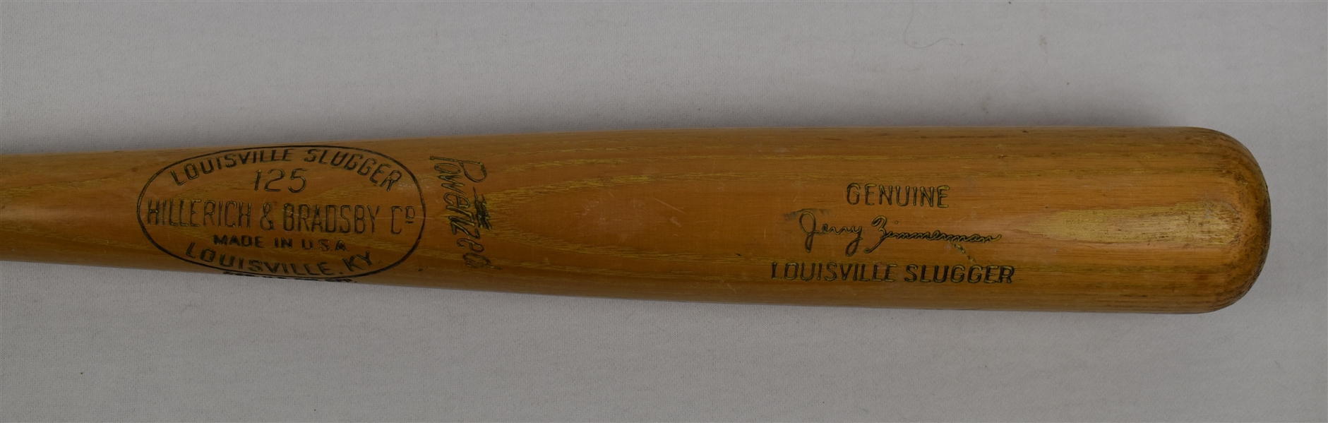 Jerry Zimmerman c. 1962-64 Minnesota Twins Game Used Bat 