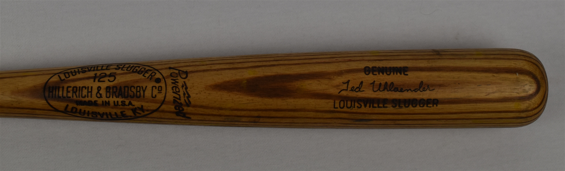 Ted Uhlaender c. 1965-68 Minnesota Twins Game Used Bat 