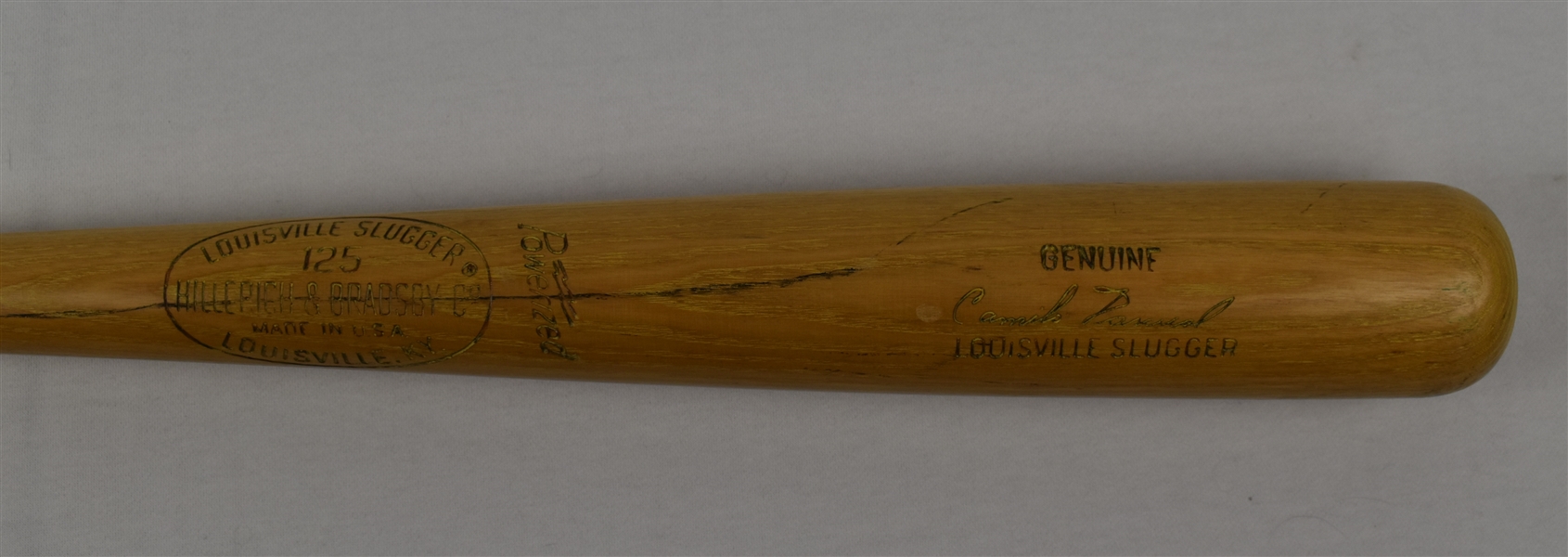 Camilo Pascual c. 1965-66 Minnesota Twins Game Used Bat 