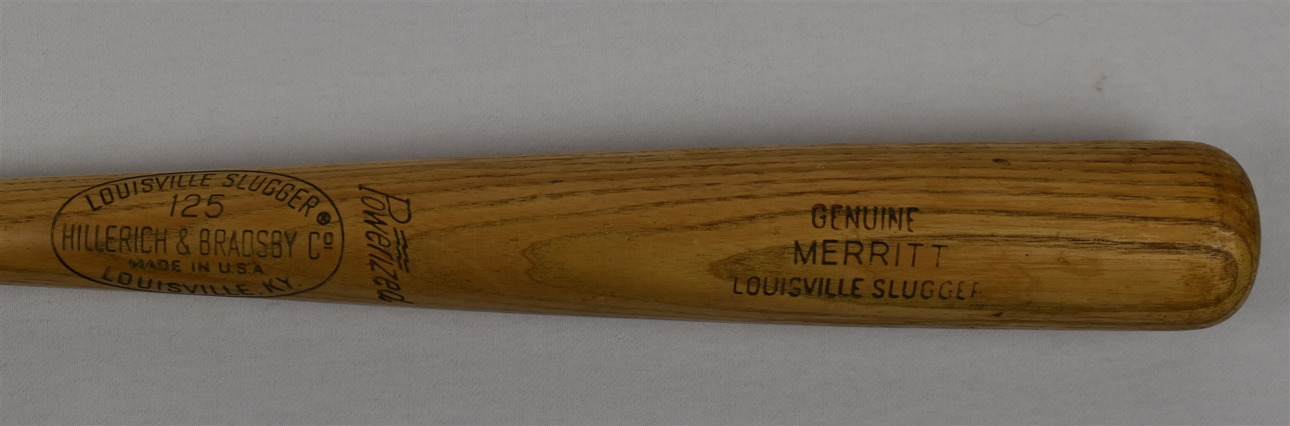 Jim Merritt c. 1965-68 Minnesota Twins Game Used Bat 