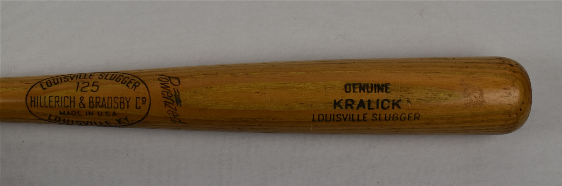 Jack Kralick c. 1961-63 Minnesota Twins Game Used Bat 