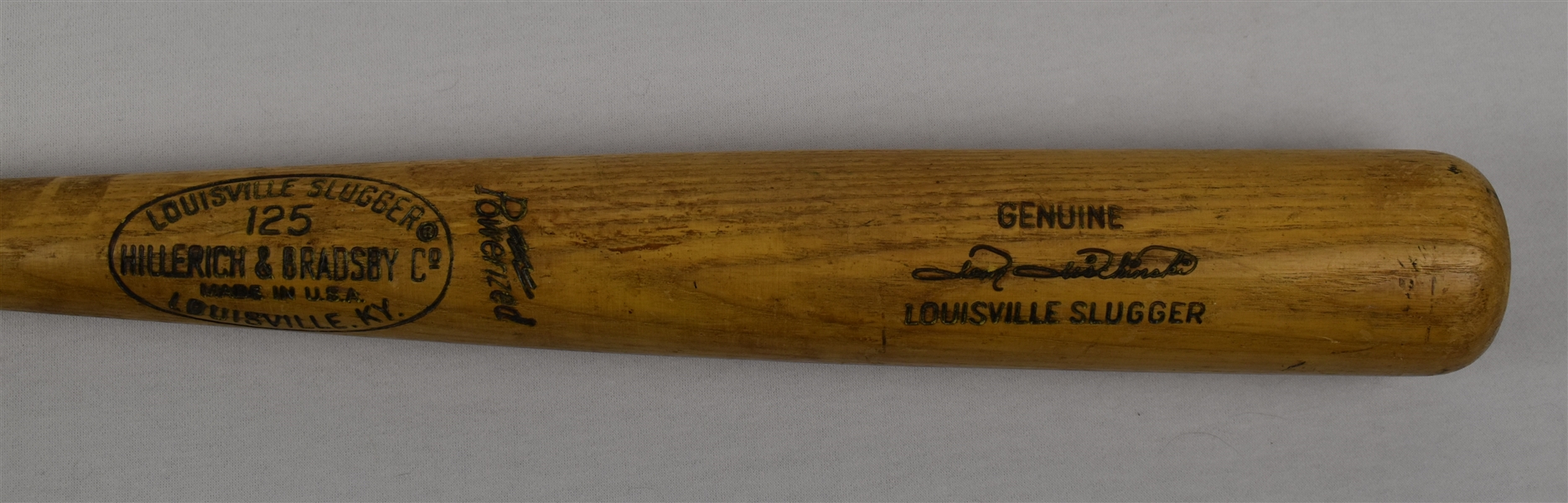 Tom Tischinski c. 1969-71 Minnesota Twins Game Used Bat