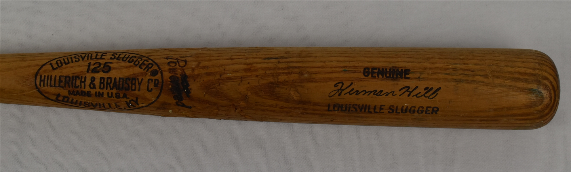 Herman Hill c. 1969-70 Minnesota Twins Game Used Bat
