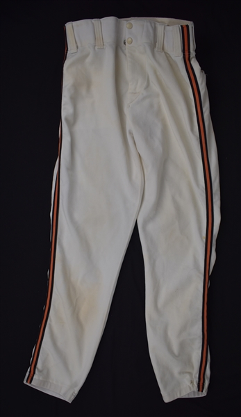 Mark Williamson Baltimore Orioles Game Used Pants