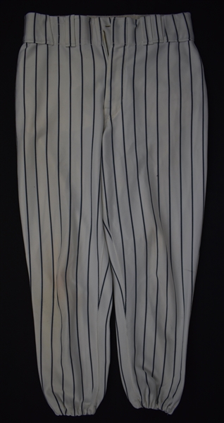 Don Slaught New York Yankees Game Used Pants Steiner