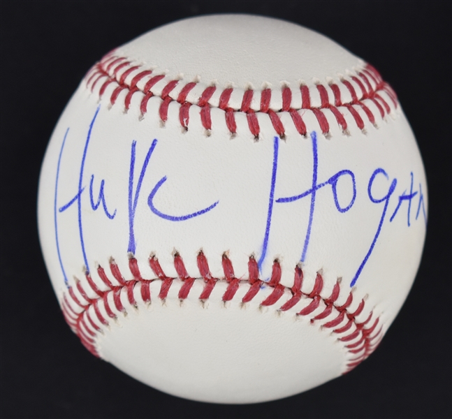 Hulk Hogan Autographed Baseball