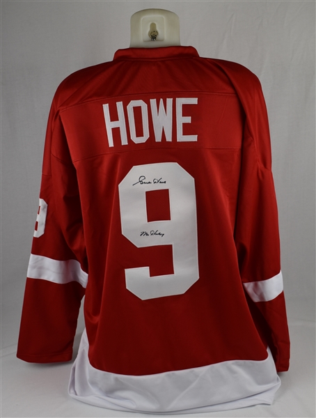 Gordie Howe Detroit Red Wings Autographed Jersey