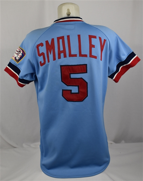 Roy Smalley 1980 Minnesota Twins Game Used Jersey