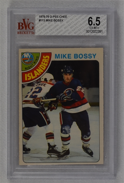 Mike Bossy 1978-79 O-Pee-Chee Rookie Card BGS 6.5 