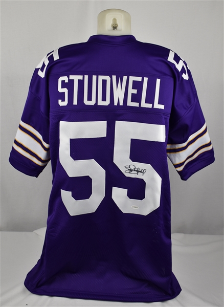 Scott Studwell Autographed Minnesota Vikings Jersey
