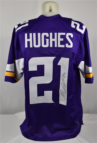 Mike Hughes Autographed Minnesota Vikings Jersey