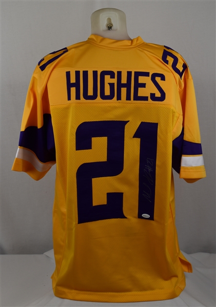 Mike Hughes Autographed Minnesota Vikings Alternate Gold Jersey