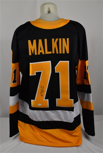 Evgeni Malkin Autographed Pittsburgh Penguins Jersey