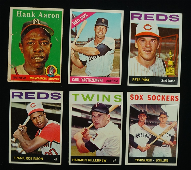 Collection of 64 Vintage 1957-1966 Baseball Cards 