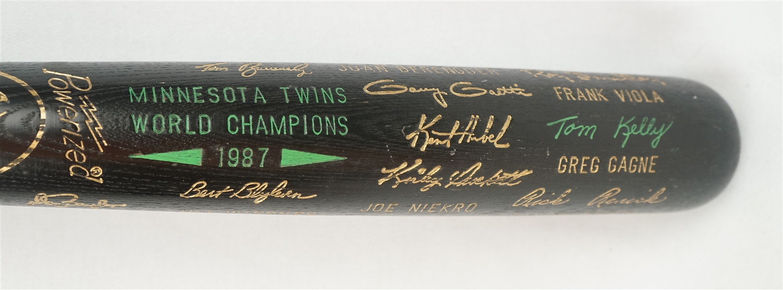 Minnesota Twins 1987 Championship Trophy Bat