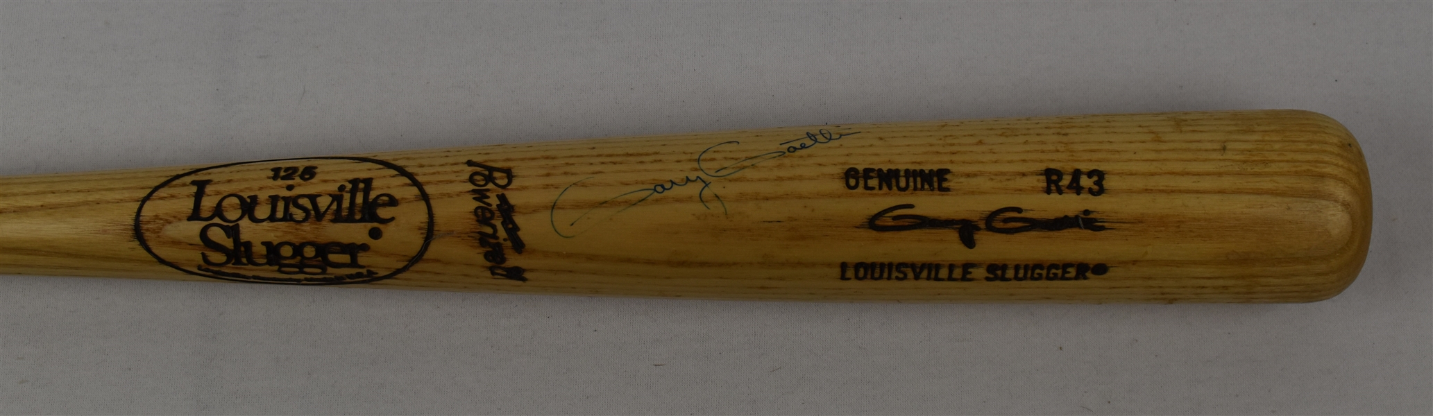 Gary Gaetti Minnesota Twins Game Used & Autographed Bat