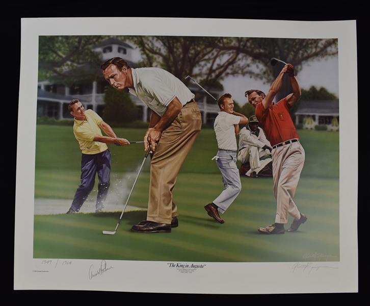 Arnold Palmer Autographed Limited Edition Lithograph PSA/DNA