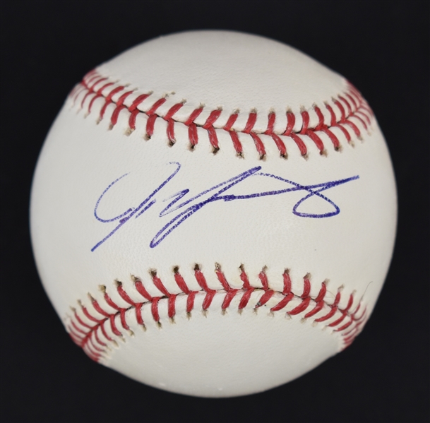 Ivan Pudge Rodriguez Autographed Baseball