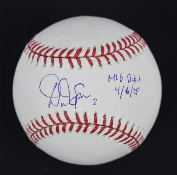 Denard Span Lot of 2 Autographed Baseballs