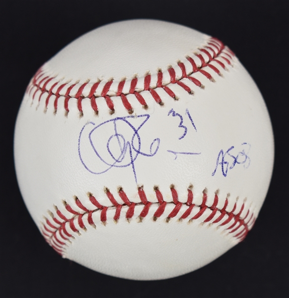 Cliff Lee Autographed & Inscribed Baseball
