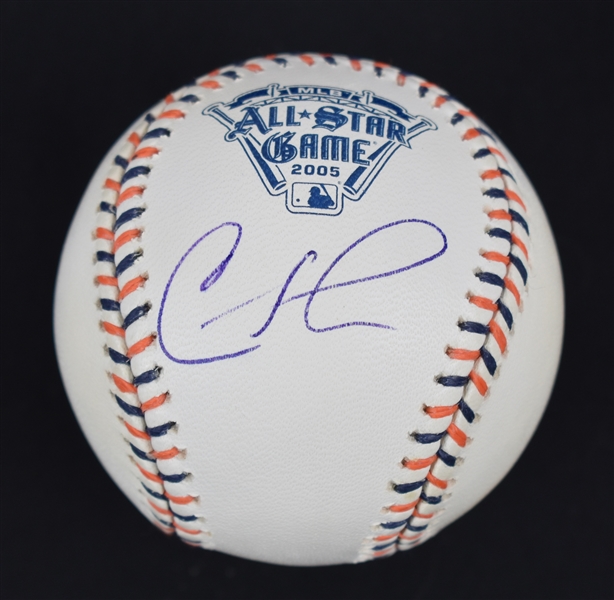 Carlos Lee Autographed 2005 All-Star Game Baseball