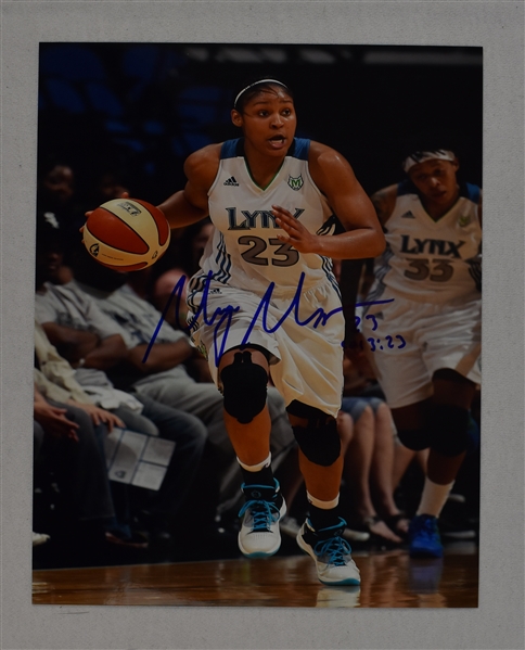 Maya Moore & Lindsey Whalen Lot of 2 Autographed 8x10 Photos
