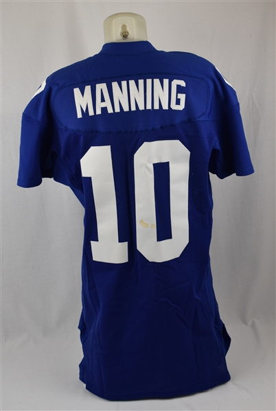 Eli Manning 2007 New York Giants Game Used Jersey MEARS