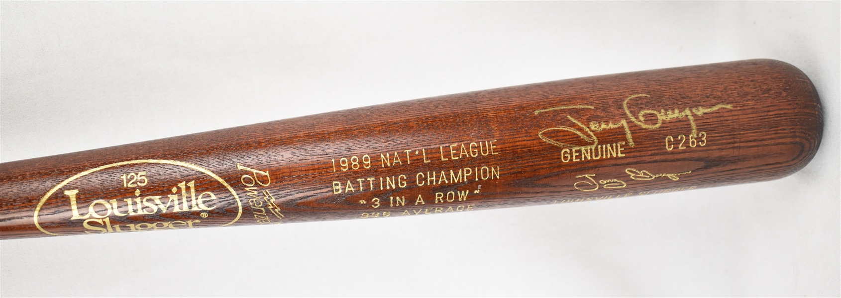 Tony Gwynn Autographed Limited Edition 1989 Batting Champion Bat