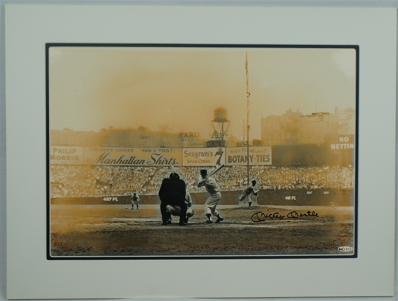 Mickey Mantle Autographed Limited Edition 16x20 Photo UDA