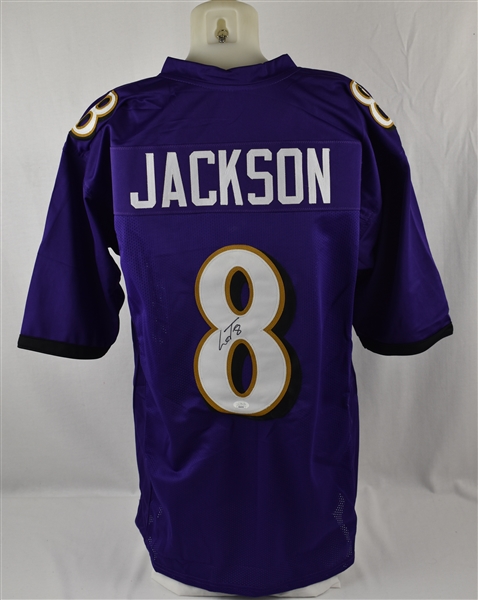 Lamar Jackson Autographed Baltimore Ravens Jersey