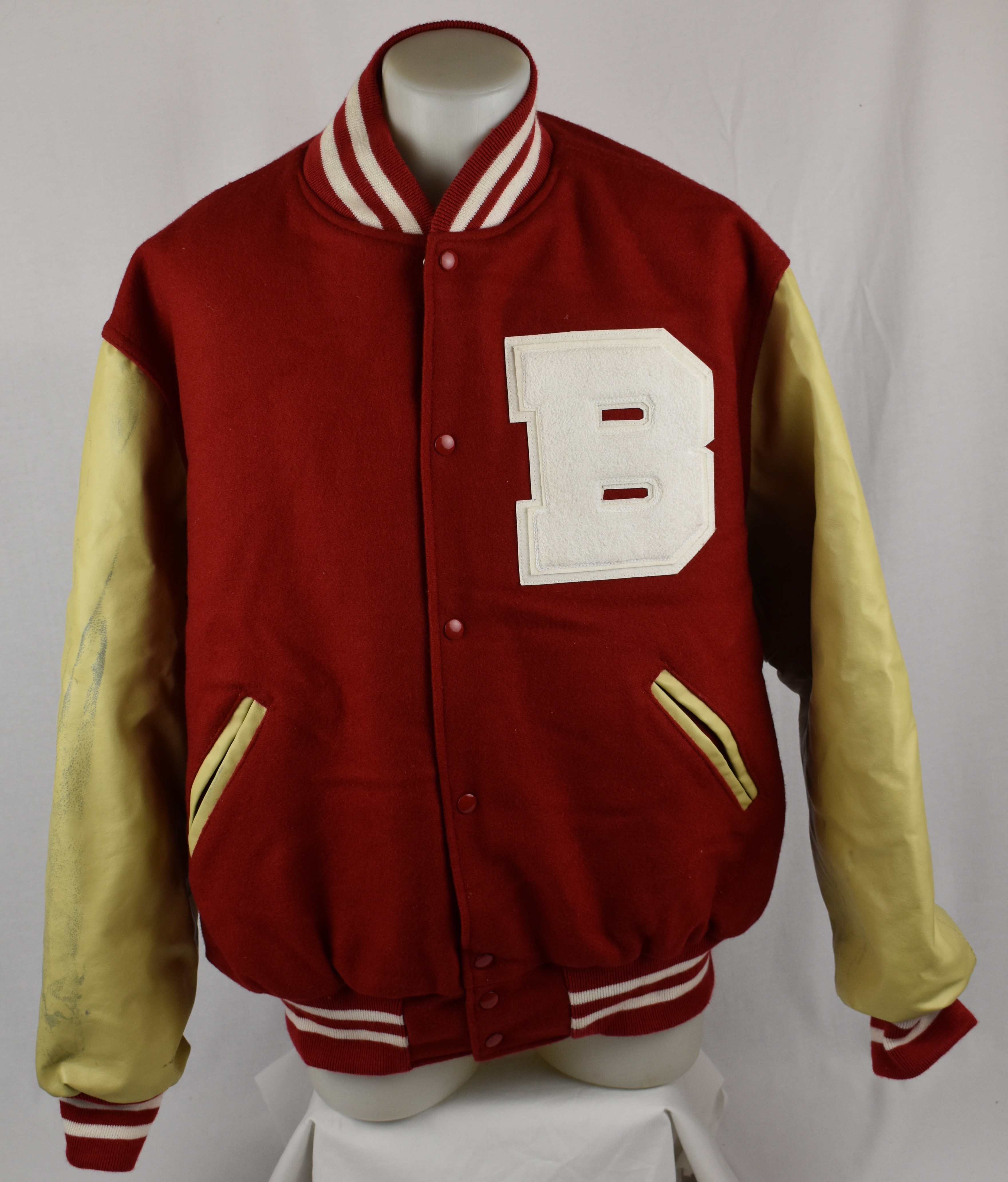 Lot Detail - Kirby Puckett Bradley University Worn Letterman Jacket w ...